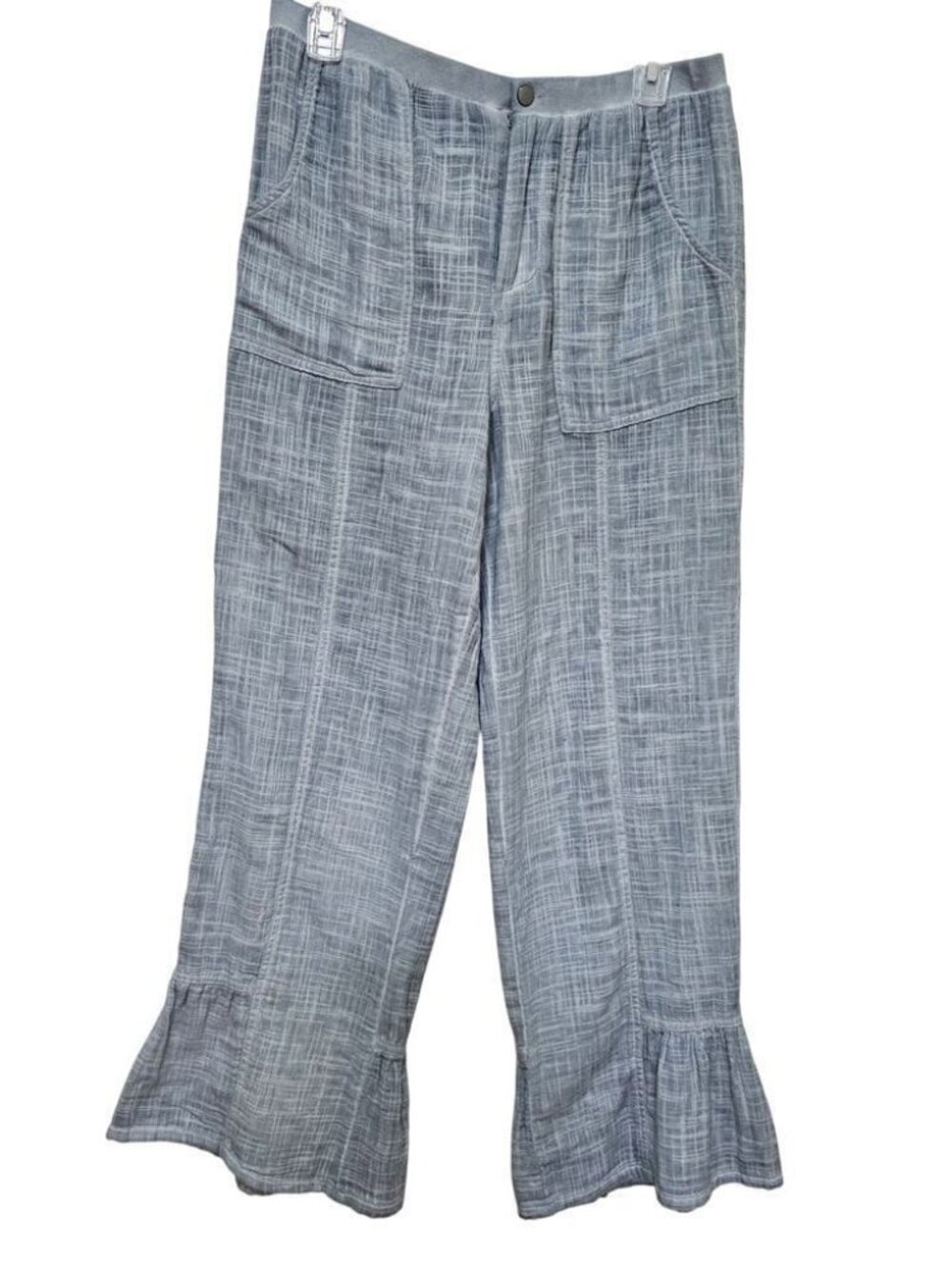 Soft surroundings ruffled gauze pants size 1x